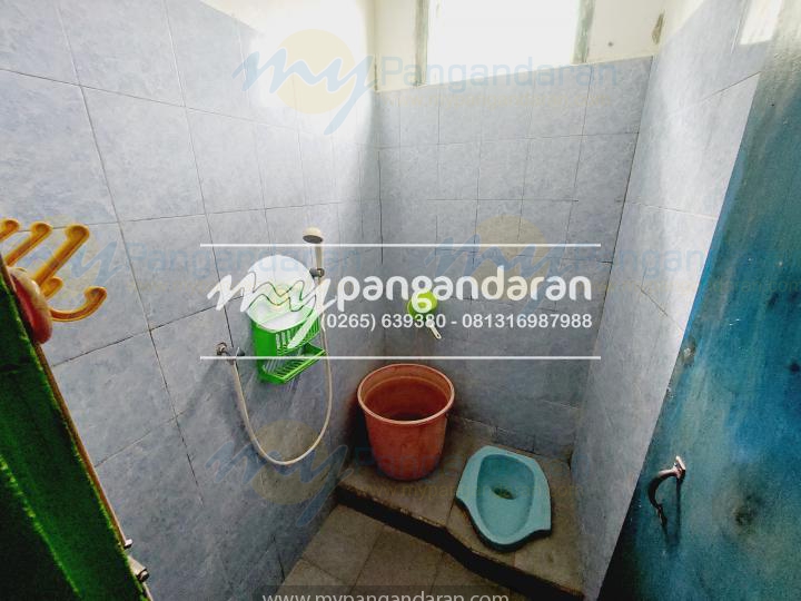 Tampilan Kamar Mandi Rumah Sewa Mang Rom Pangandaran